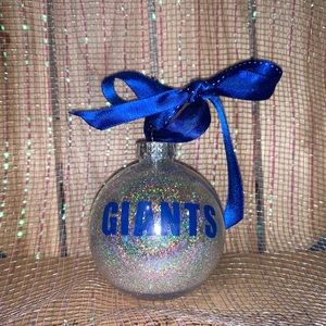 New York Giants Football Ornament